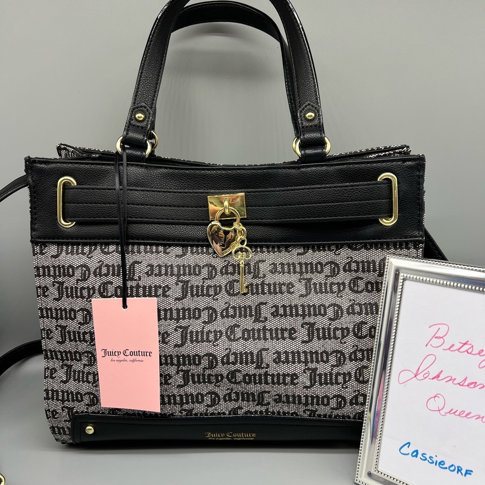 Juicy Couture faux leather crossbody purse